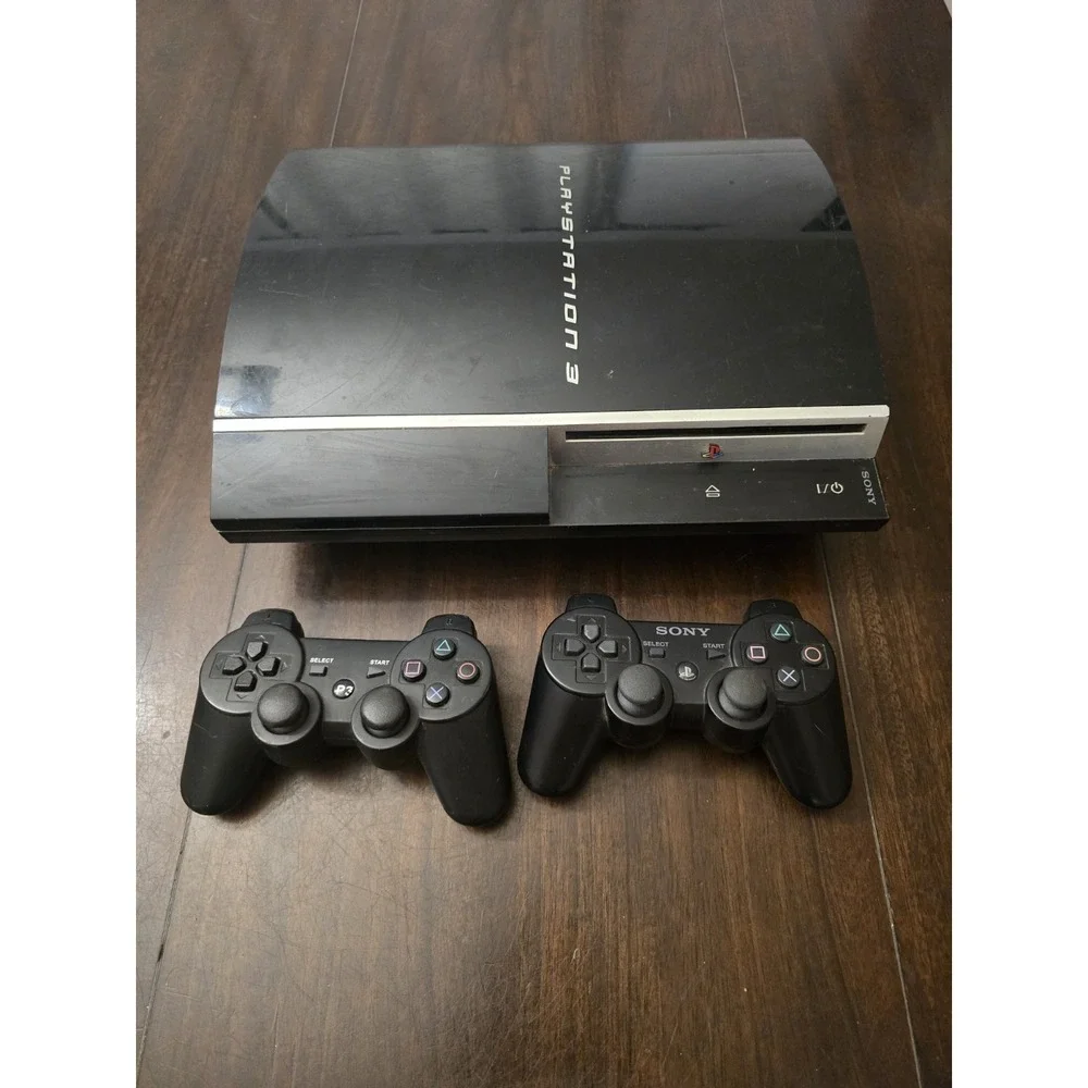Sony Playstation 3 PS3 CECHK01 Fat Console w/ Controller & Accessories
